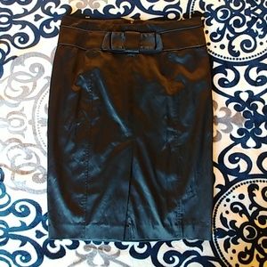 Black pencil skirt